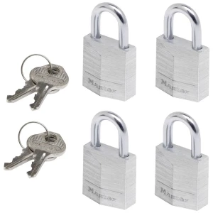 Master Lock P55992 lokot  isto zatvaranje   srebrna zaključavanje s ključem slika