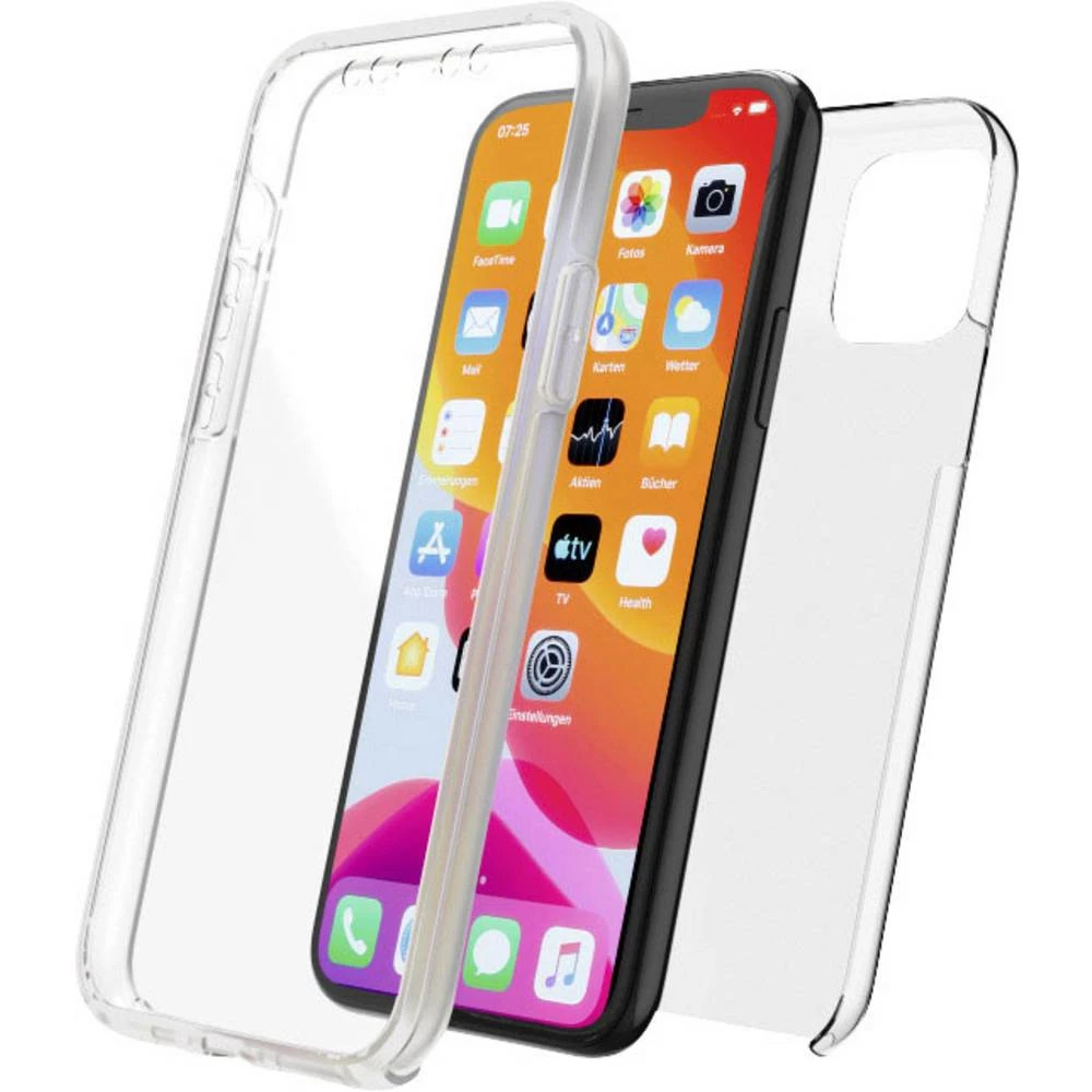 Navlaka "Zaštita od 360 °" za Apple iPhone 11 Pro, dvodijelna, prozirna slika