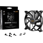 Ventilator za PC kućište BeQuiet Shadow Wings 2 Crna (Š x V x d) 140 x 140 x 25 mm