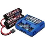 punjač baterija za modele 26 A Traxxas EZ-Peak Live Dual +2x LiPo-Akku litijev-polimerski, nikalj-metal-hidridni minus-delta-u i