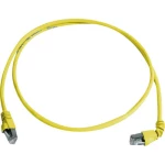 LAN (RJ45) Mreža Priključni kabel CAT 6A S/FTP 3.00 m Žuta Vatrostalan, Bez halogena Telegärtner