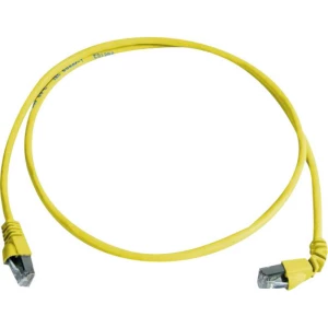 LAN (RJ45) Mreža Priključni kabel CAT 6A S/FTP 3.00 m Žuta Vatrostalan, Bez halogena Telegärtner slika
