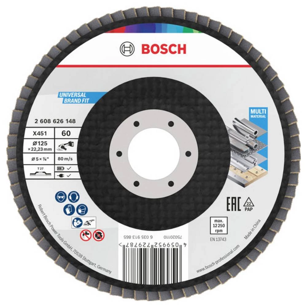 Bosch Accessories 2608626121 lamelna brusna ploča promjer 115 mm Promjer bušotine 22.23 mm 1 kom. slika