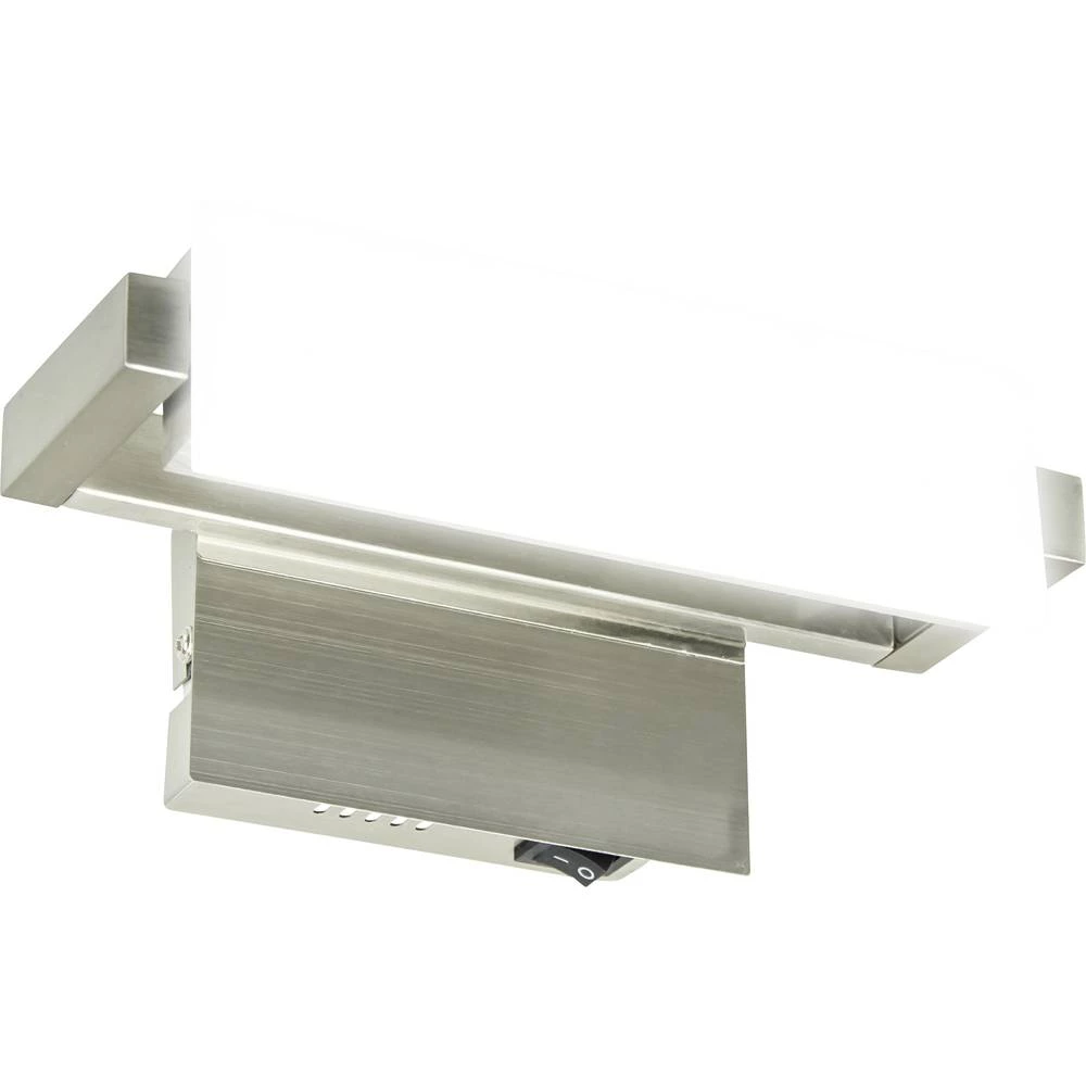 LED zidna svjetiljka 8 W Toplo-bijela WOFI 4835.01.54.0000 Nikal (mat), Krom boja slika