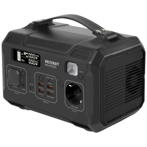 VOLTCRAFT WS-PS301 276Wh powerstation Fast Charge nikalj-mangan-kobalt crna (mat) Outdoor, LED džepna svjetiljka, prikaz slika