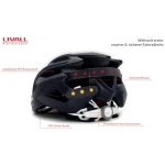 Cestovni bicikl kaciga Livall BH62 Crna Veličina odjeće=L Opseg glave=58-61 cm