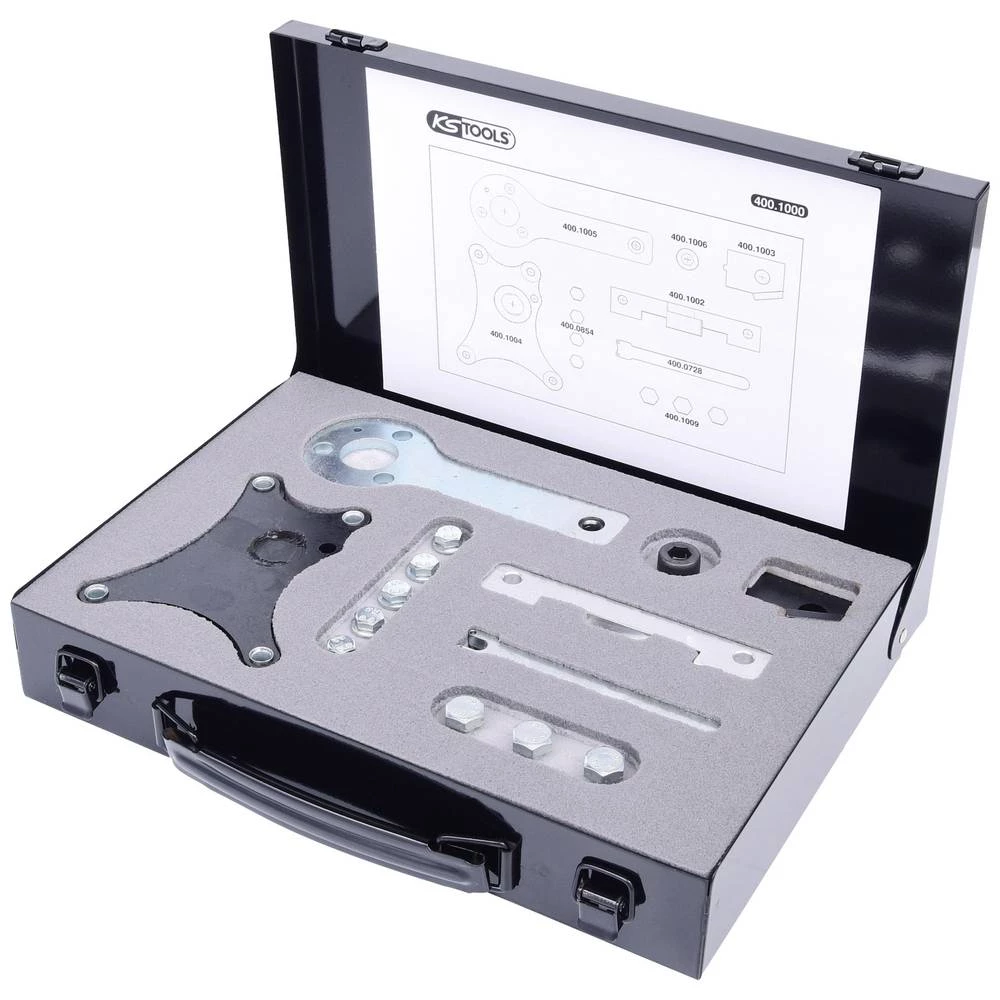 KS Tools 4001000 Set alata za mjerenje vremena motora za Fiat / Ford, 19 kom slika