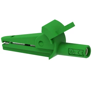 Electro PJP 5002-IEC-d4-CD1-V krokodilska stezaljka zelena Stezni raspon maks.: 9 mm dužina: 51 mm 1 St. slika