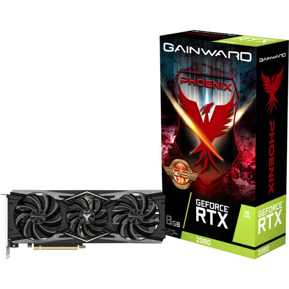 Grafička kartica Gainward Nvidia GeForce RTX2080 Phoenix GS 8 GB GDDR6-RAM PCIe x16 HDMI™, DisplayPort, USB-C™ slika