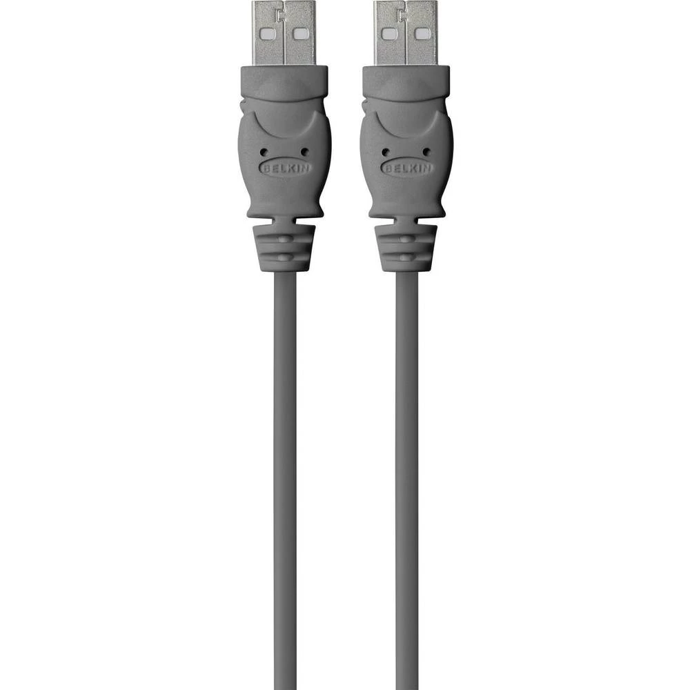 Belkin USB 2.0 Priključni kabel [1x Muški konektor USB 2.0 tipa A - 1x Muški konektor USB 2.0 tipa A] 1.8 m Crna UL certificiran slika
