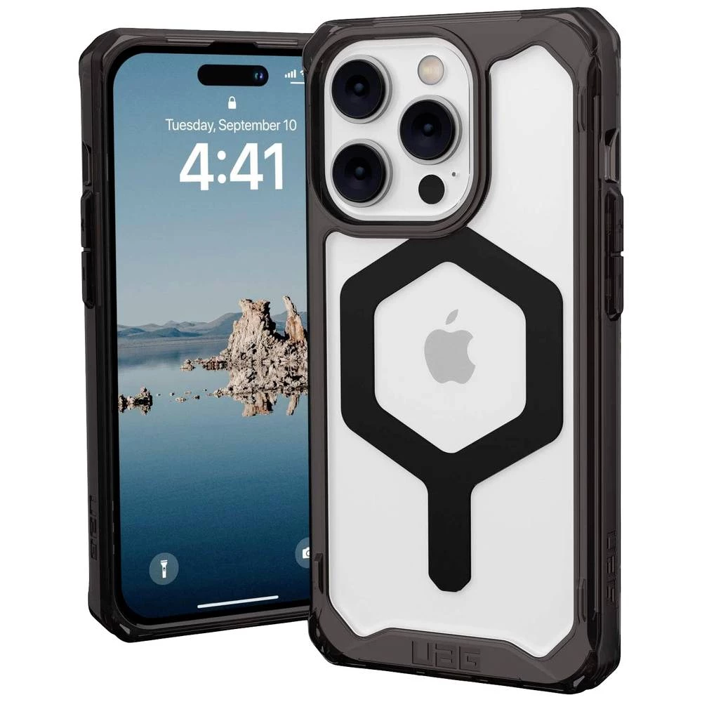 Urban Armor Gear Plyo MagSafe Case Pogodno za model mobilnog telefona: iPhone 14 Pro, crna, prozirna Urban Armor Gear Plyo MagSafe Case case Apple iPhone 14 Pro crna, prozirna slika