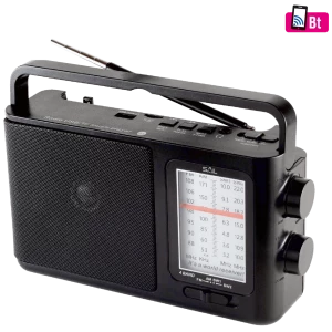 Radio prijemnik + Bluetooth, 4u1, AM-FM-SW1-SW2 band slika
