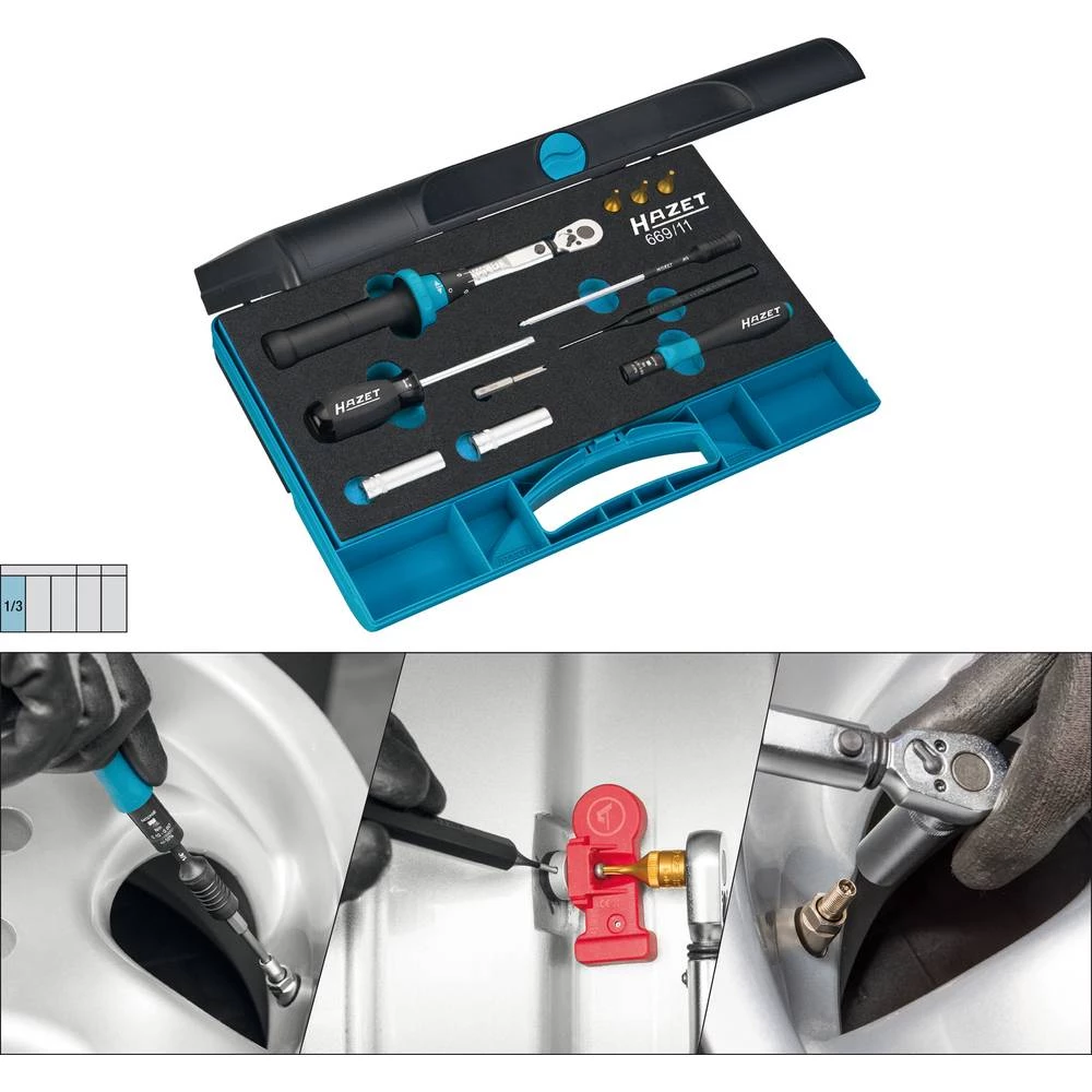 Kontrola tlaka u gumama alat Hazet 669/11 slika