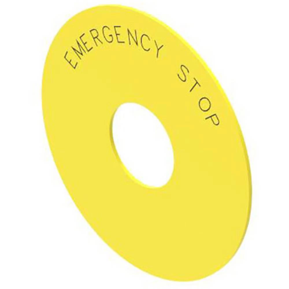 EAO 45-50J.140S Serija 45 Legenda za zaustavljanje u nuždi Samoljepljiva žuta eao  oznaka      (Ø) 75 mm  1 St. slika