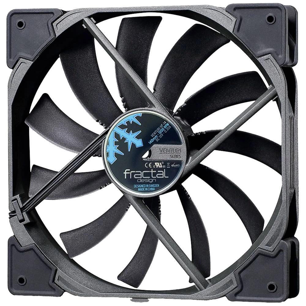 Fractal Design Venturi HF-14 ventilator za PC kućište crna, siva (Š x V x D) 140 x 25 x 140 mm slika