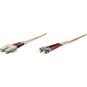 Staklena vlakna Svjetlovodi Priključni kabel [1x Muški konektor ST - 1x Muški konektor SC] 50/125 µ Multimode OM2 1 m Inte slika