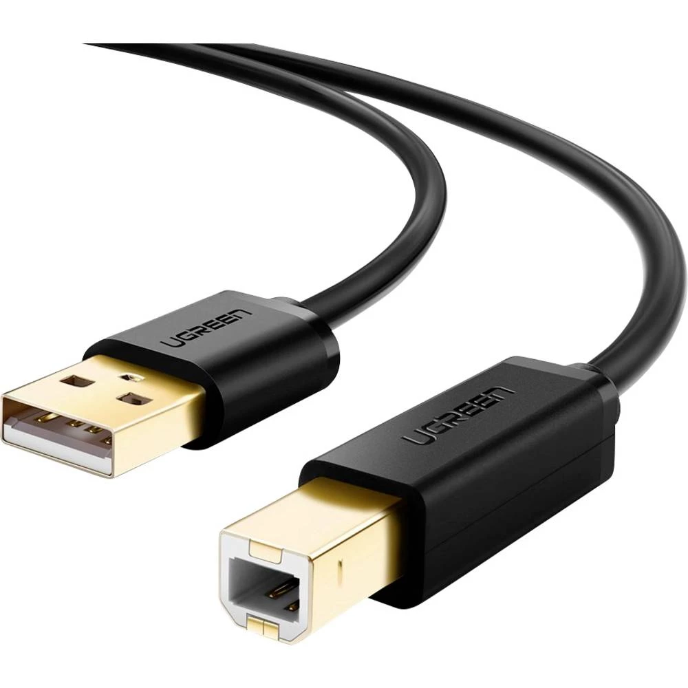UGREEN USB kabel USB 2.0 USB-A utikač, USB-B utikač 1.5 m crna 10350 slika