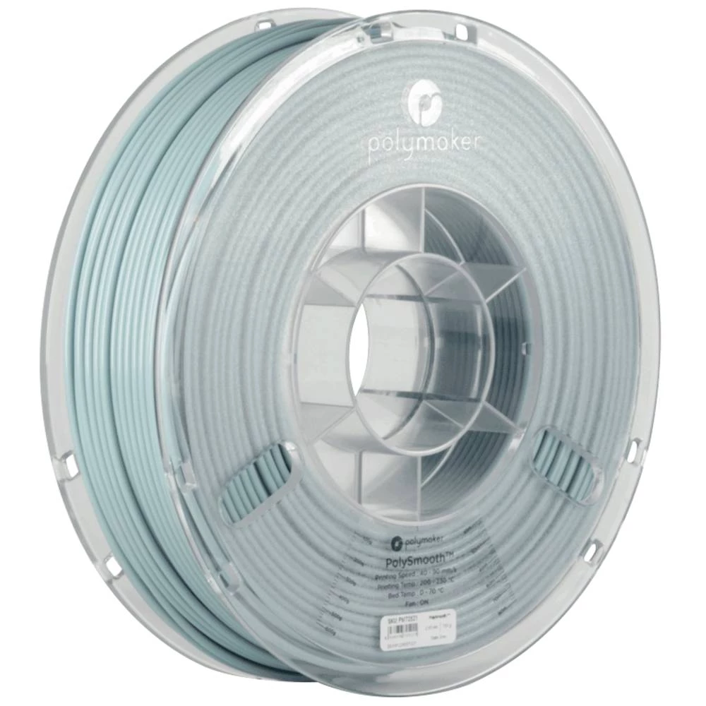 Polymaker PJ01003 PolySmooth 3D pisač filament PVB može se polirati 1.75 mm 750 g škriljavac-siva  1 St. slika