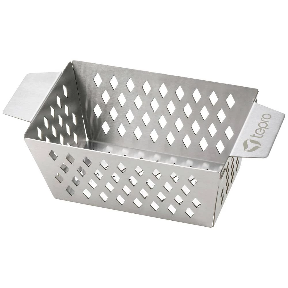 tepro Garten Grillkorb hoch S  košara za roštilj plemeniti čelik slika