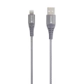 Skross USB kabel USB 2.0 USB-C™ utikač 2.00 m space siva okrugli, fleksibilan, oplaštenje od tekstila SKCA0016C-MFI200CN slika