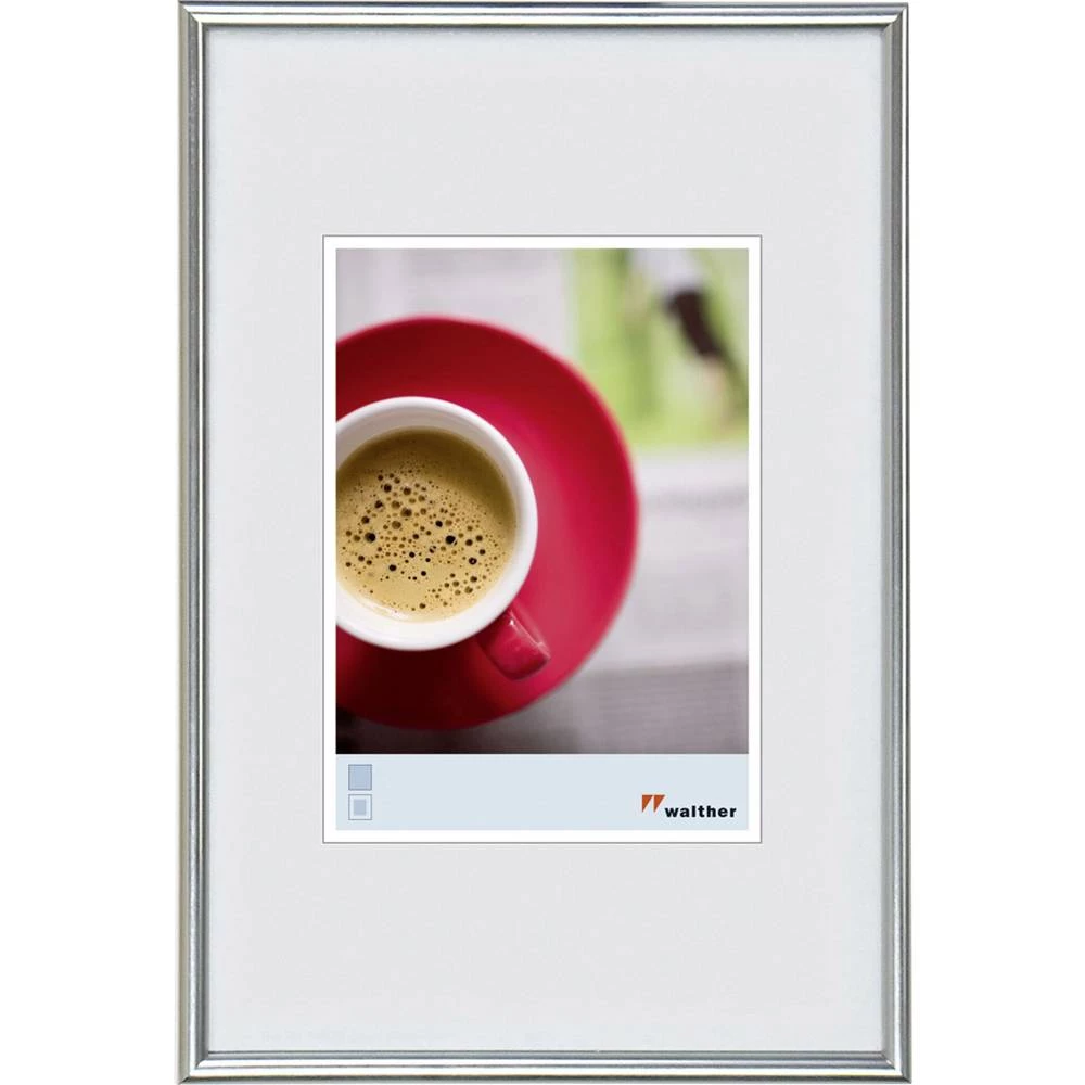 Walther KS028H izmjenjivi okvir za slike Format papira: 20 x 28 cm srebrna slika