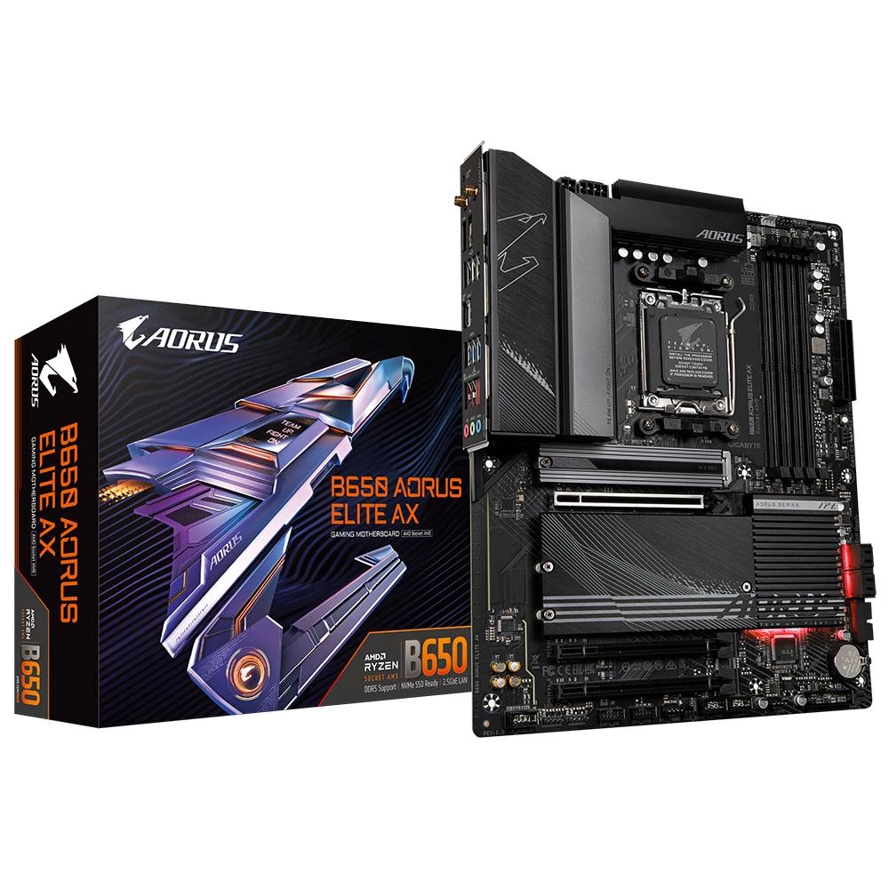 Gigabyte B650 AORUS ELITE AX 1.0 matična ploča Baza #####AMD AM5 Faktor oblika (detalji) ATX Set čipova matične ploče AMD® B650 slika