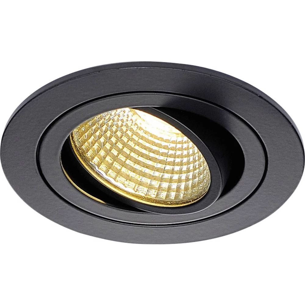 LED ugradna svjetiljka 6 W Toplo-bijela SLV New Tria 113870 Crna (mat) slika