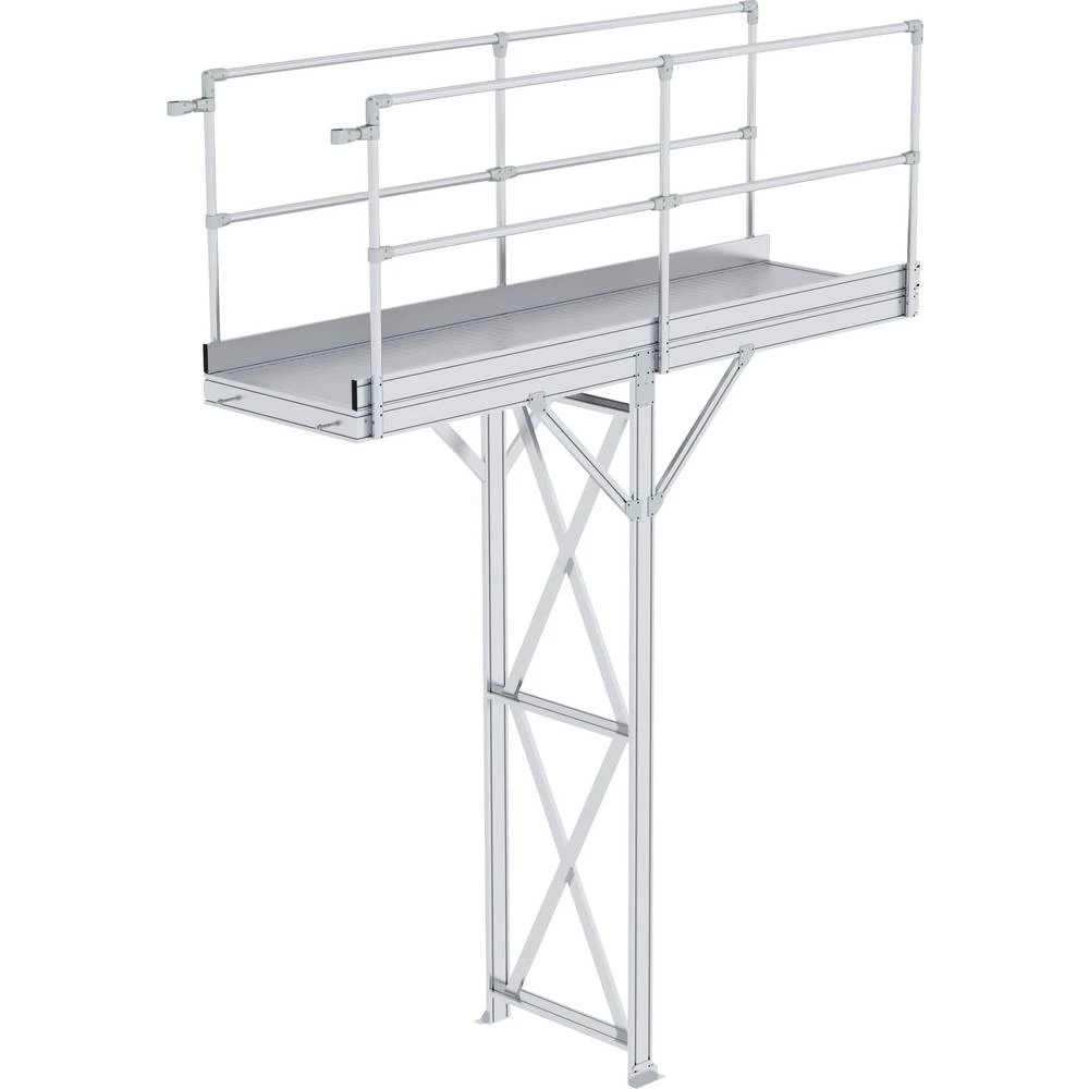 Günzburger Steigtechnik 332006 Modna pista, valoviti aluminij PF visina 2500-3000 mm PF duljina 3060 mm 1 St. slika