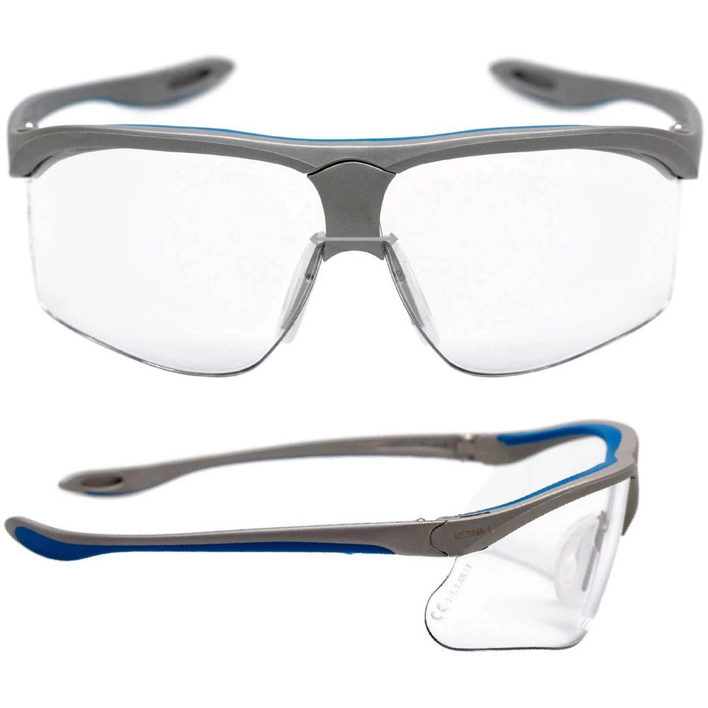 Zaštitne naočale Uklj. zaštita protiv zamagljivanja 3M Maxim Sport MASPORT0 Siva, Plava boja slika