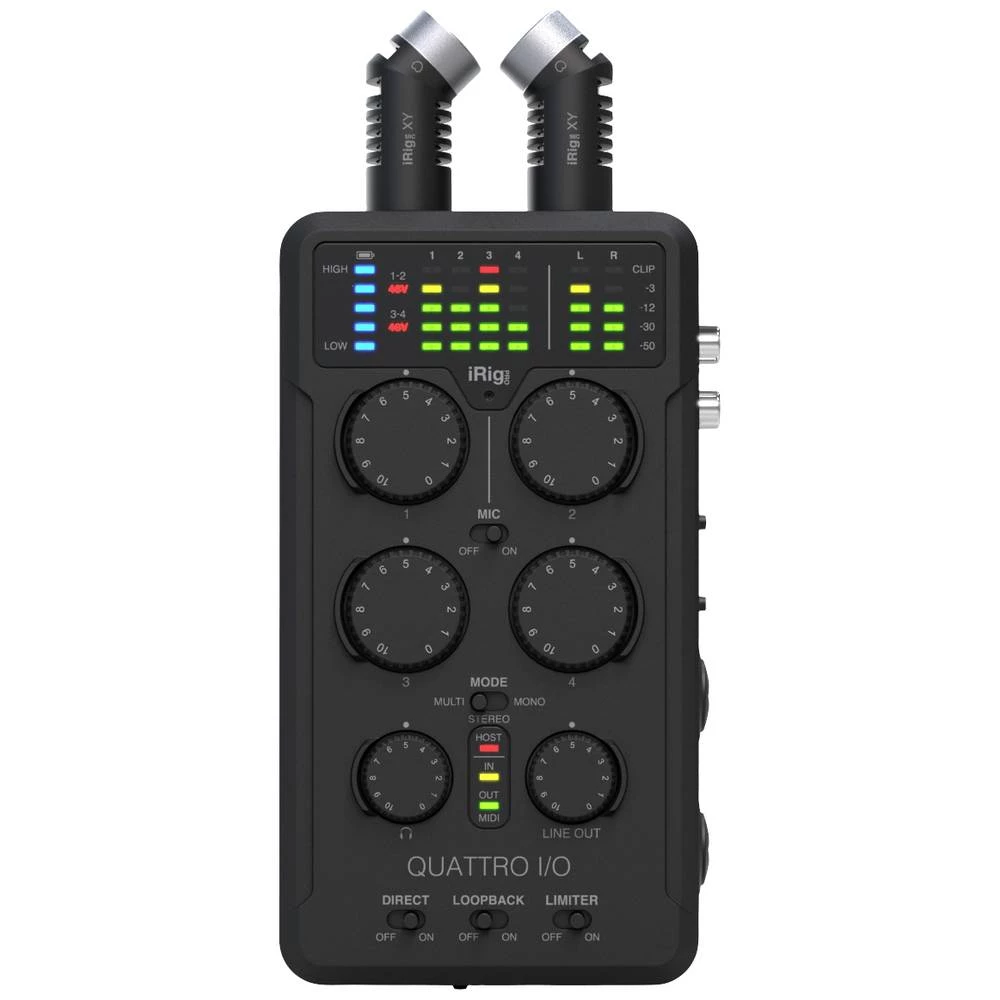 audio sučelje IK Multimedia iRig Pro Quattro I/O Deluxe kontroler monitora slika