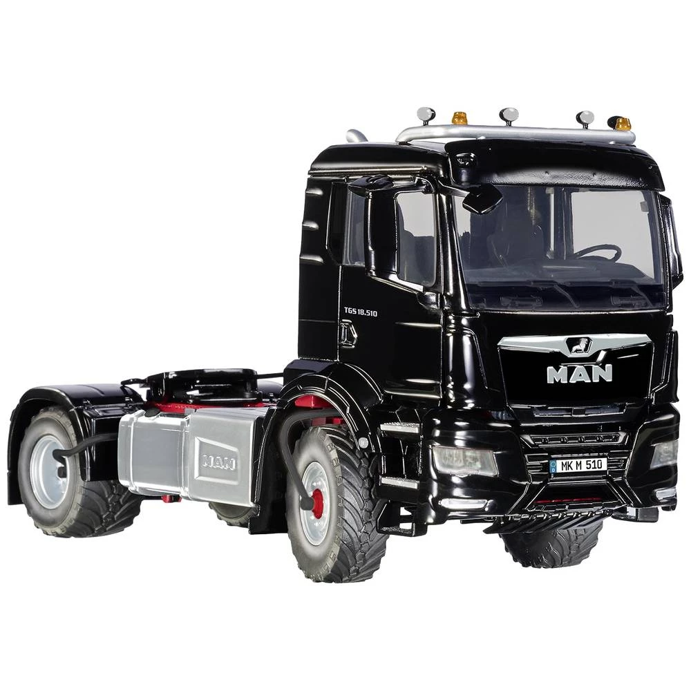 Wiking 0776 51 pruga 1 MAN TGS 2-osovinski traktor Ackerdiesel crni slika