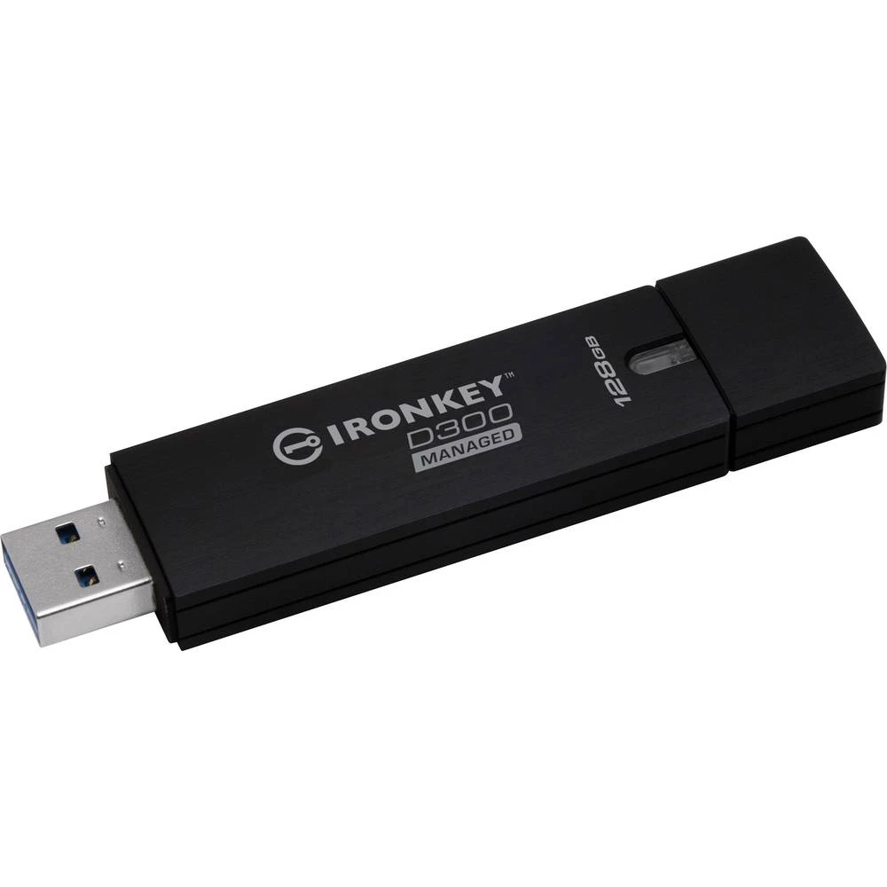 USB Stick 128 GB Kingston IronKey&trade; D300 Managed Crna IKD300M/128GB USB 3.0 slika