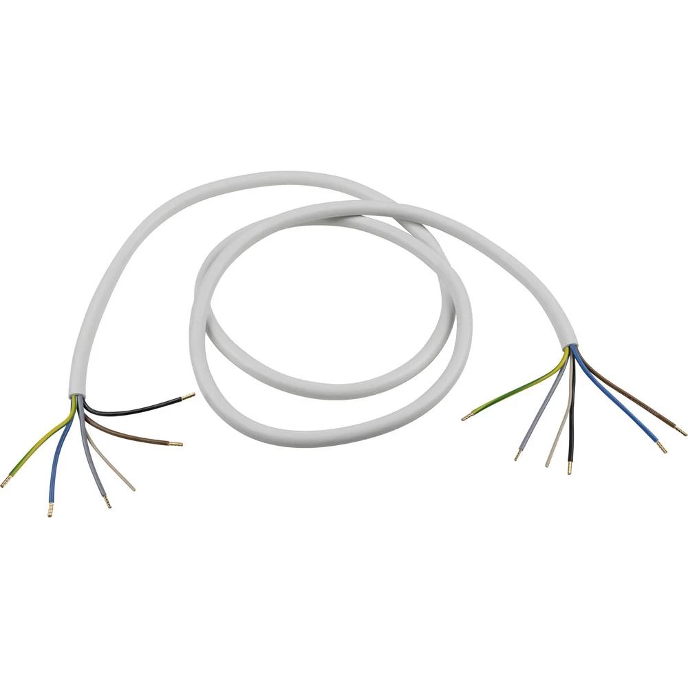 Heitronic 45502 struja priključni kabel  bijela 2 m slika