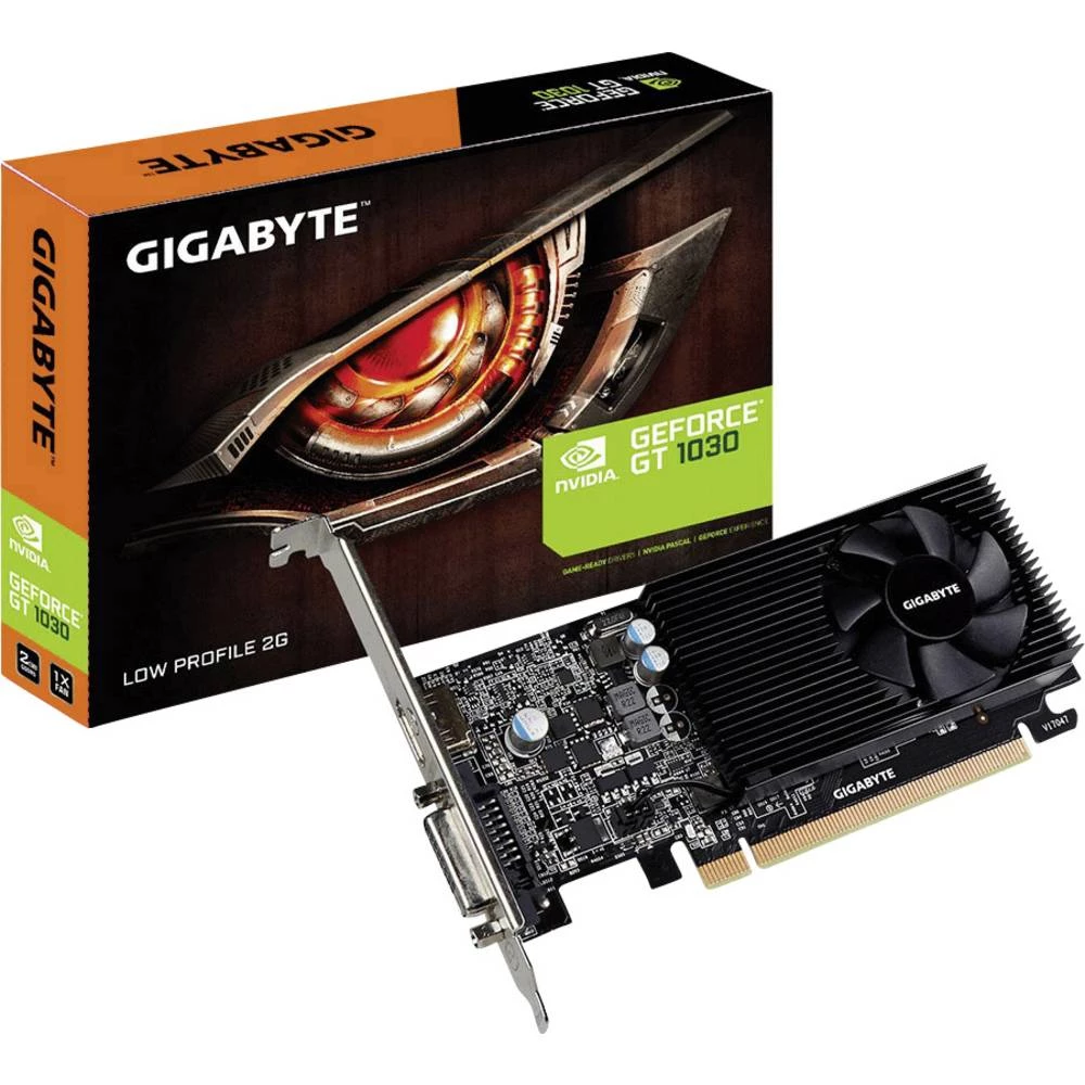 Grafička kartica Gigabyte Nvidia GeForce GT1030 Overclocked 2 GB GDDR5-RAM PCIe x16 HDMI&trade;, DVI slika