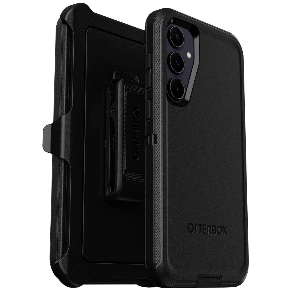 Otterbox Defender stražnji poklopac za mobilni telefon Samsung Galaxy A55 5G crna funkcija stalka slika
