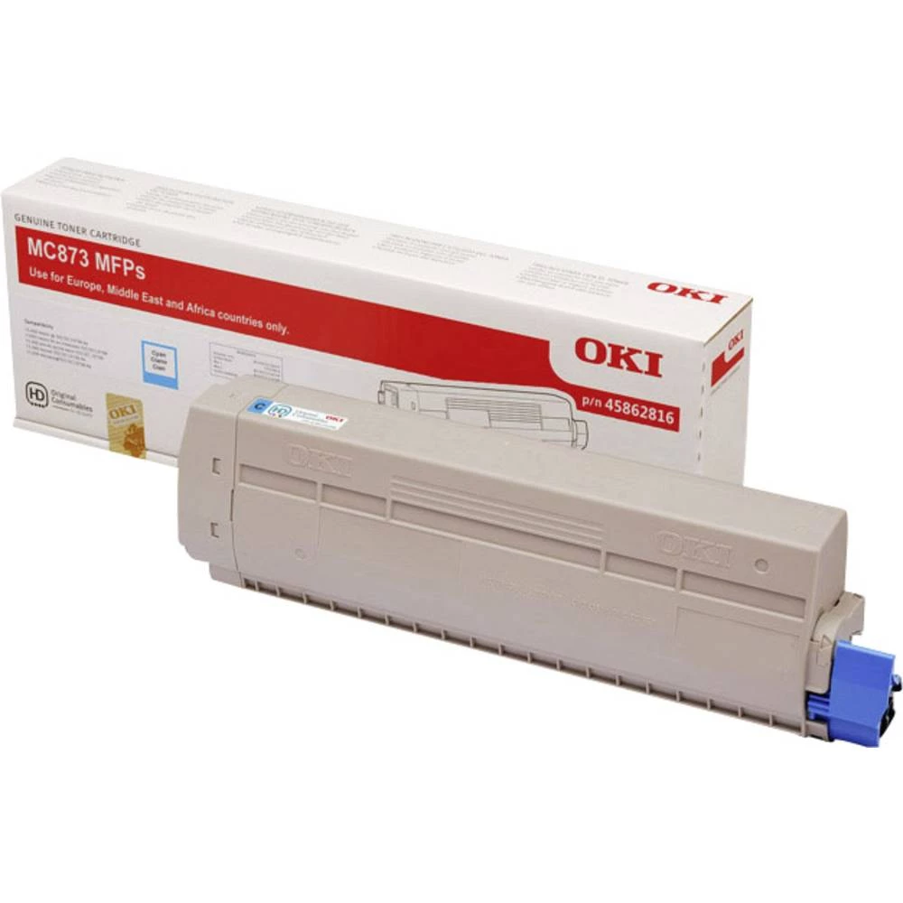 OKI Toner MC873 45862816 Original Cijan 10000 Stranica slika