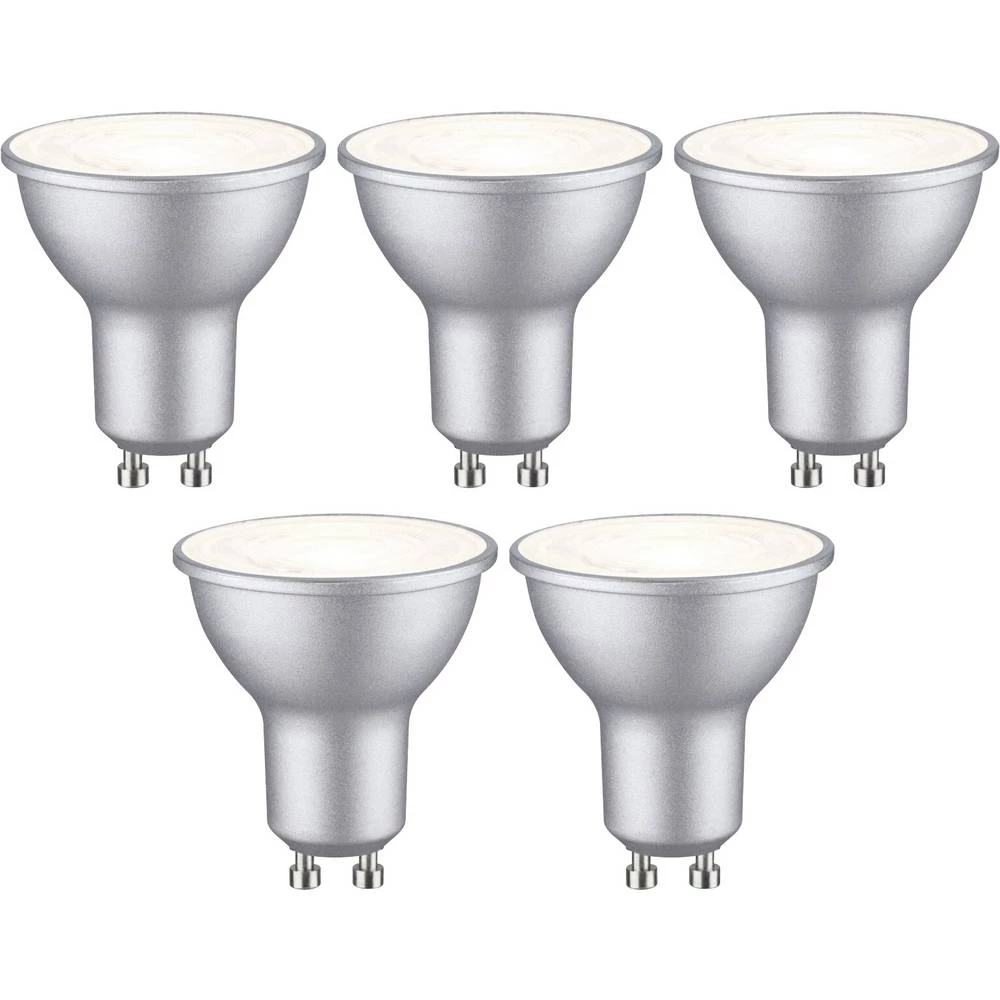 Paulmann 29235 LED Energetska učinkovitost 2021 E (A - G) GU10 reflektor 4.9 W toplo bijela (Ø x V) 51 mm x 54 mm 5 kom. slika
