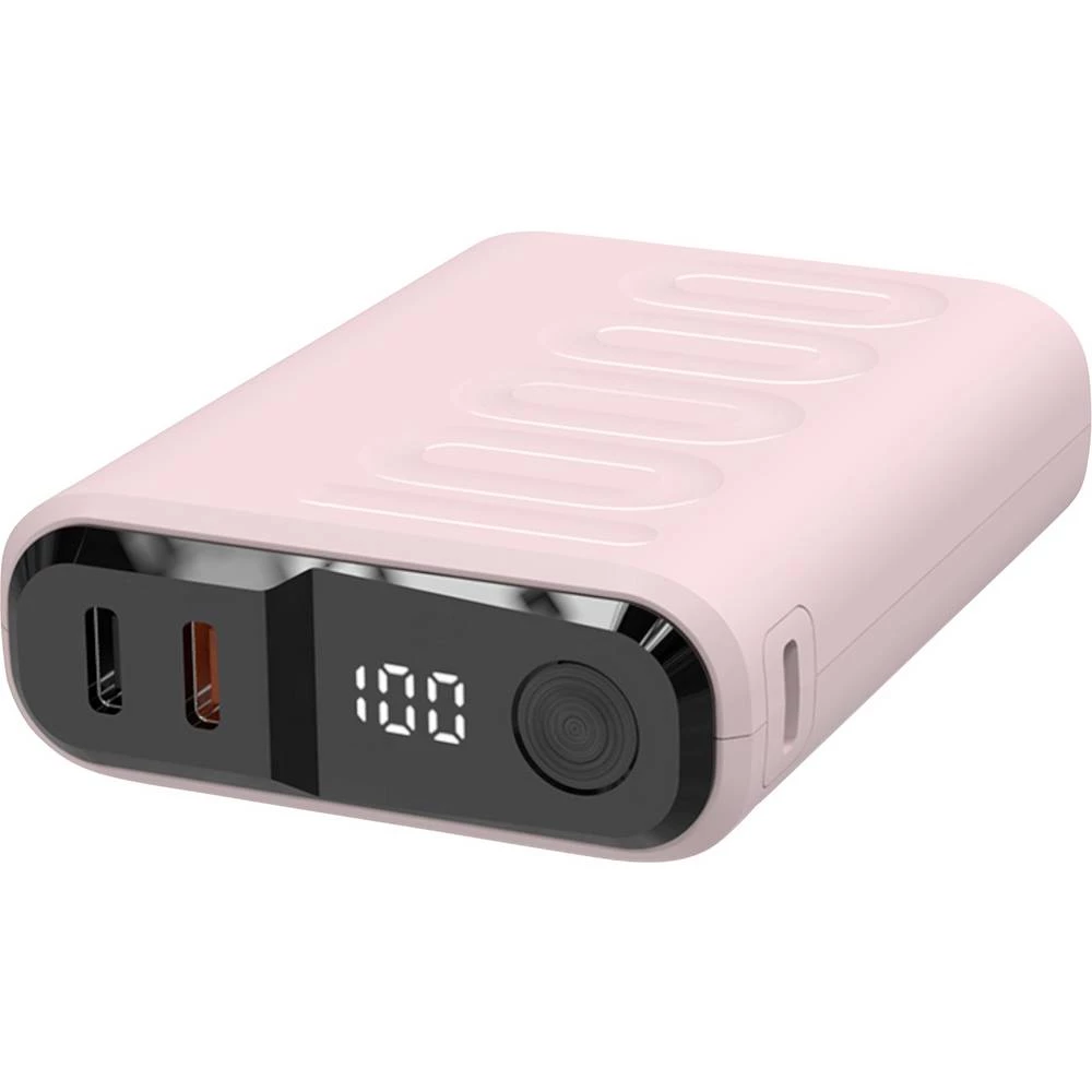 RealPower REALPOWER PB-10000 C powerbank (rezervna baterija) 10.000 mAh Power Delivery ruža slika