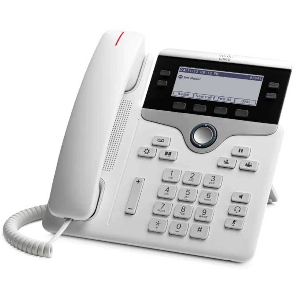 Telefonski sustav, VoIP Cisco Cisco IP Phone 7841 - VoIP-Telefon - SIP LC zaslon Bijela slika