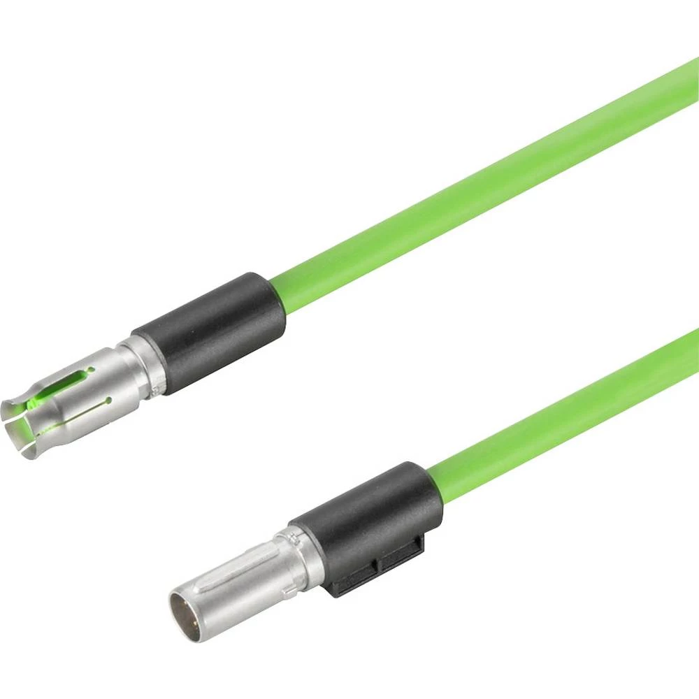 Weidmüller 2453557000 podatkovni utični konektor za senzor/aktivator, konfekcioniran  ravni muški konektor, žženski konektor, ravni 70.00 m Broj polova: 4 1 St. slika