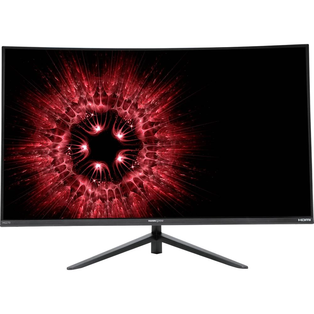     Hannspree    HG270PCH Curved    led zaslon    68.6 cm (27 palac) Energetska učinkovitost 2021 E (A - G);1920 x 1080 pikselFull HD5 msHDMI™, DisplayPort, USB 2.0VA LED slika