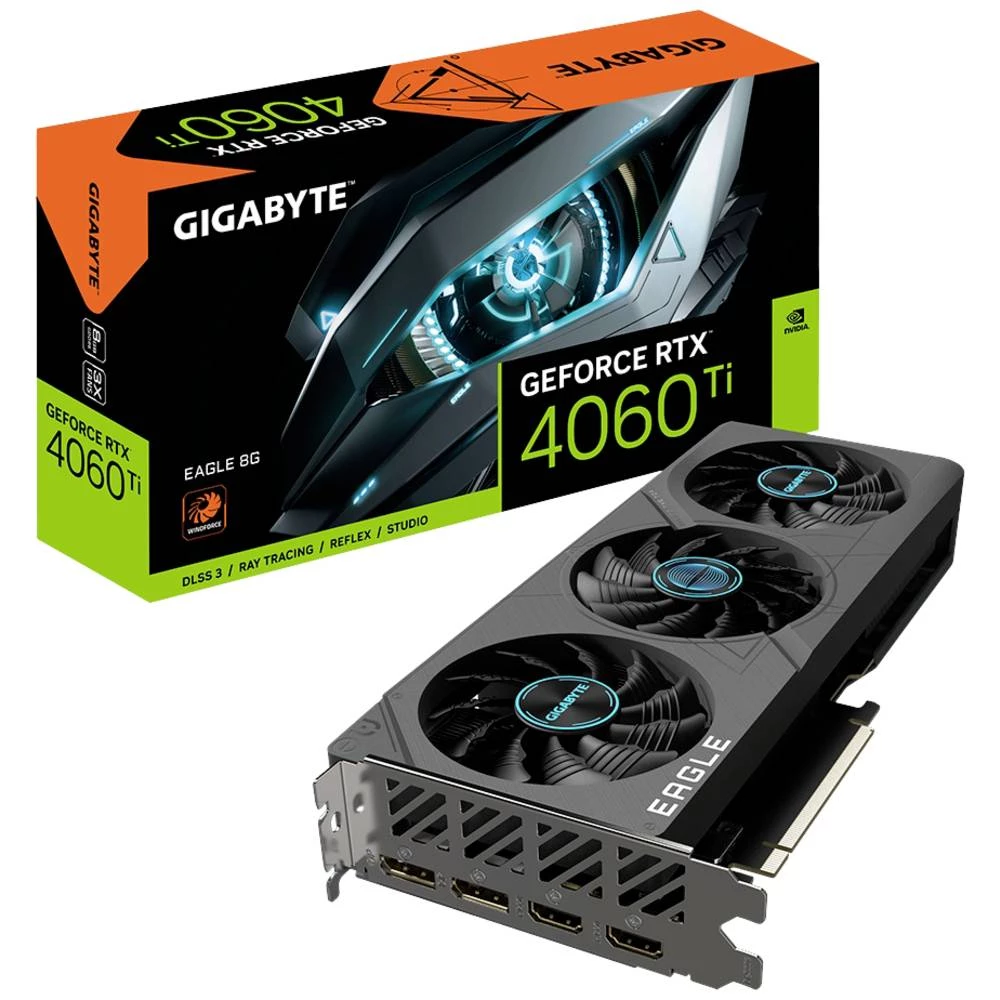 Gigabyte grafička kartica Nvidia GeForce RTX 4060 Ti   8 GB GDDR6-RAM   PCIe  , HDMI™, DisplayPort slika