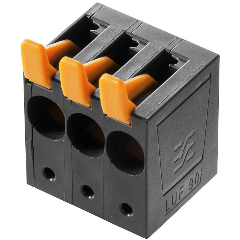 Weidmüller 2453710000 vijčana blok spojka 16 mm² Broj polova 4 crna 30 St. slika