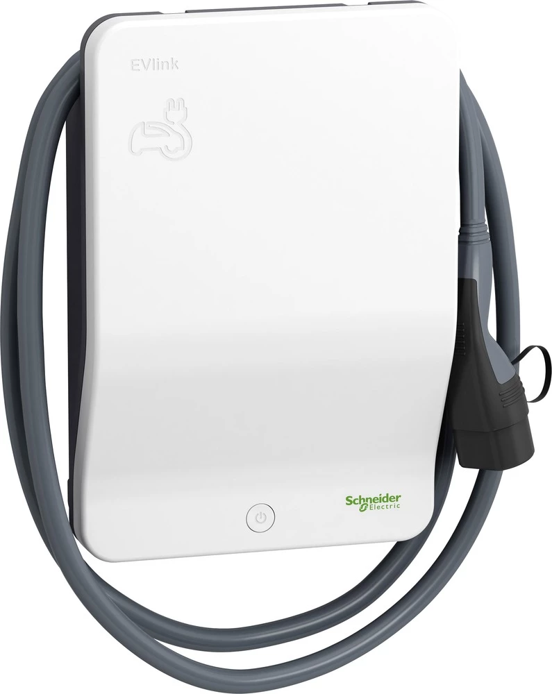 Stanica za punjenje EVlink Wallbox E-mobilnost Schneider Electric EVB1A22PCRI Tip 2 Mode 2 32 A 22 kW RFID slika
