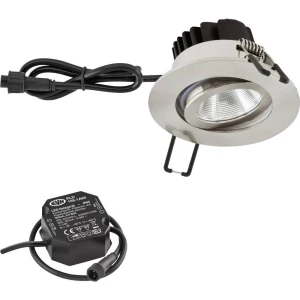 EVN  PC650N613D2W LED ugradna svjetiljka   6 W toplo bijela plemeniti čelik slika