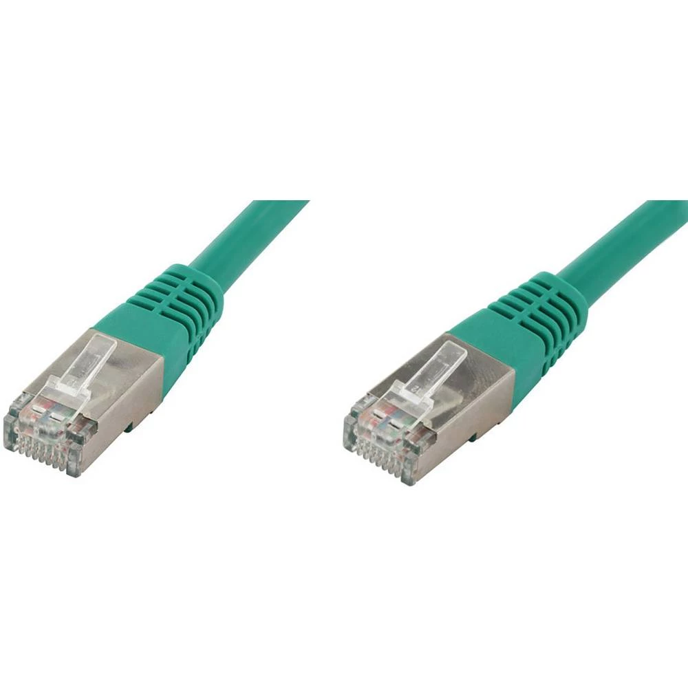 LAN (RJ45) Mreža Priključni kabel CAT 6 S/FTP 5 m Zelena Dvostruko zaštićen econ connect slika