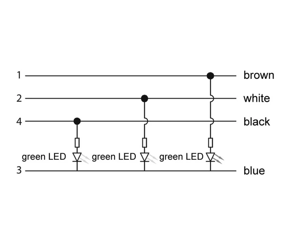 Priključni kabel za senzor/aktivator M12 Ravni muški konektor, Ženski konektor, kutni 2 m Broj polova: 4 Lutronic 1157 1210 1206 slika