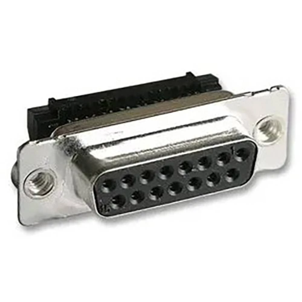 MH Connectors MH10592 ženski konektor D-Sub 180 ° Broj polova (broj): 15 stezaljka za rezanje 1 St. slika