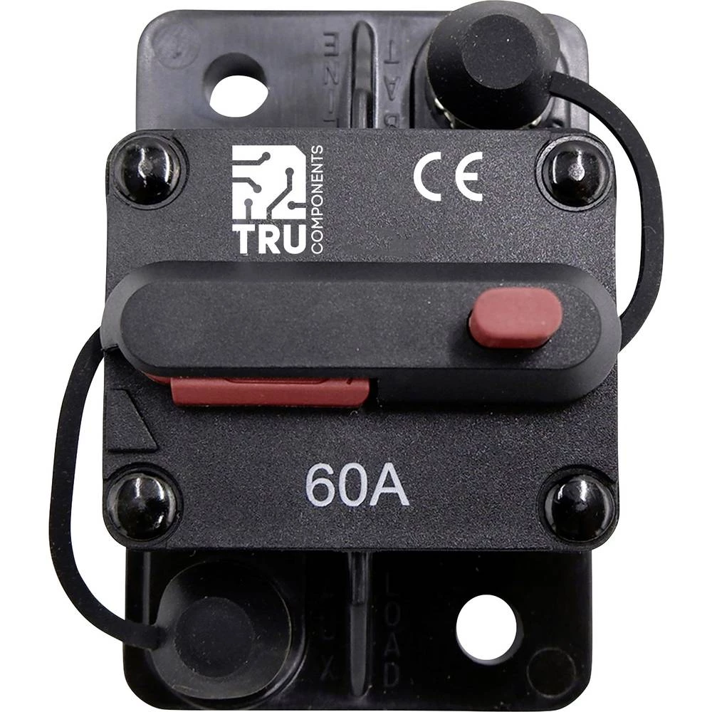 TRU COMPONENTS TC-13596592 automatski osigurač 60 A crna 1 kom. slika