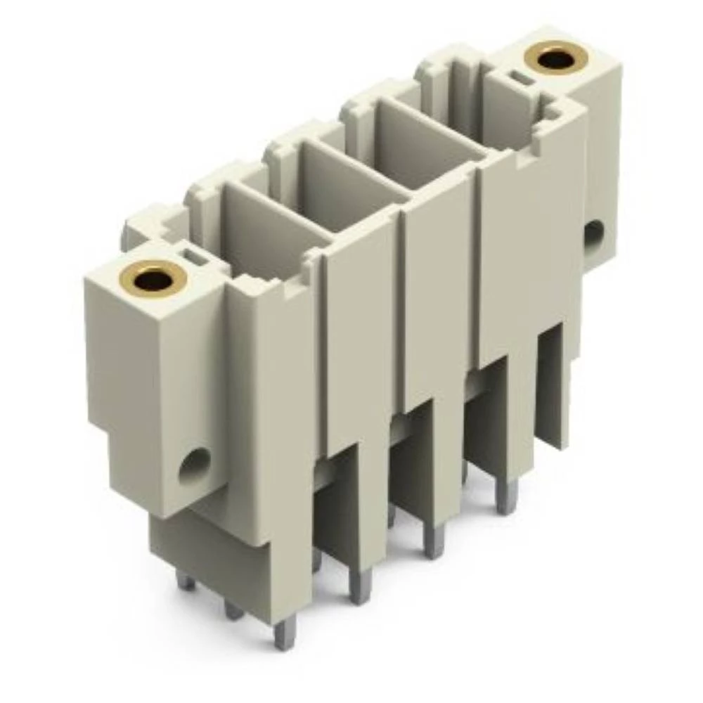 WAGO standardna letva s muškim kontaktima Ukupan broj polova 4 Raster: 7.62 mm 831-3604/108-000 24 St. slika